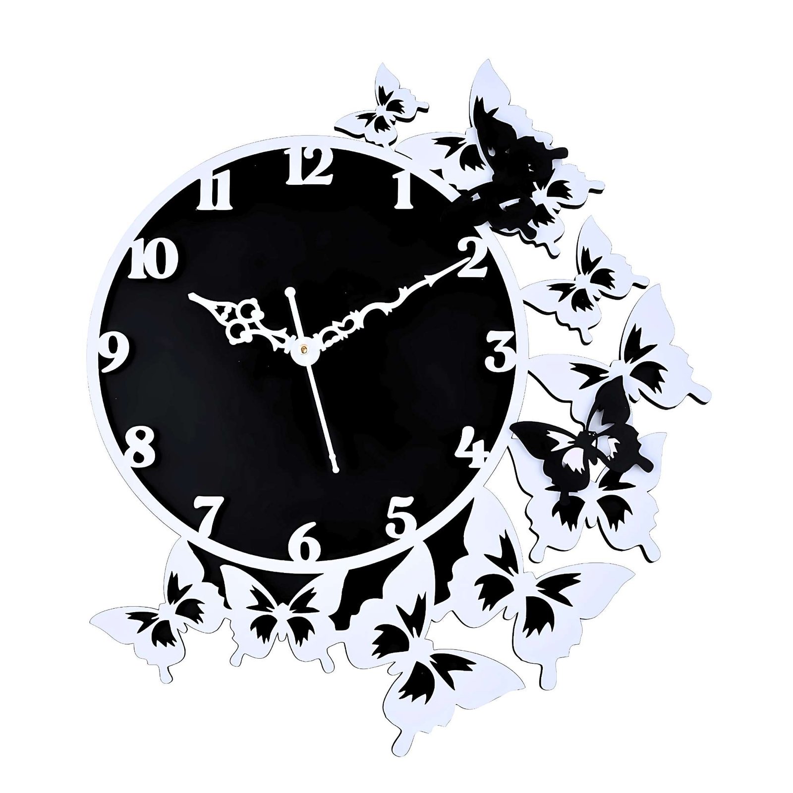 Wooden Silent Non-Ticking Wall Clock for Home Stylish Latest Designer Wall Clock for Home Living Room Bedroom Office Hall - Image 2