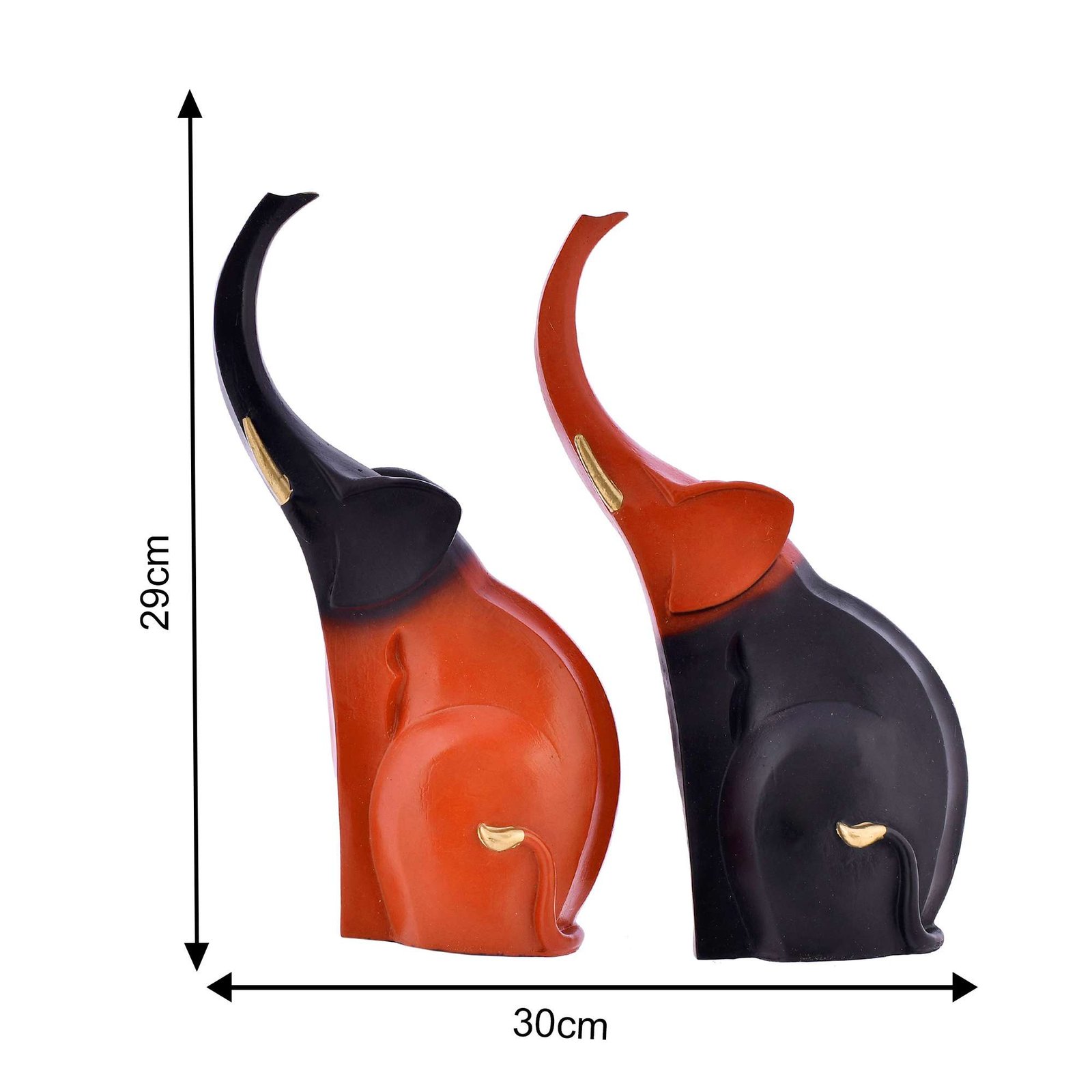 Elephant Pair Statue - Image 2