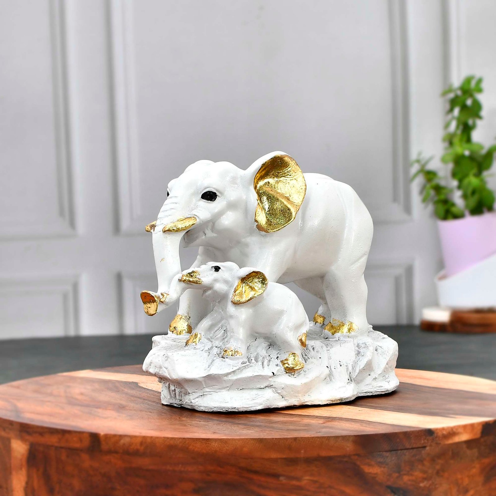 Elephant Pair Statue - Image 2